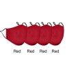Face / mouth masks - reusable - anti bacterial - with PM 2.5 filter - 4 piecesMouth masks