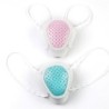 Máscara facial de silicone - filtro autoescorvante composto de 4 camadas - reutilizável - à prova de poeira - antibacteriano