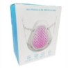 Máscara facial de silicone - filtro autoescorvante composto de 4 camadas - reutilizável - à prova de poeira - antibacteriano