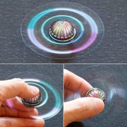 Hand fidget spinner - metal anti-stress toy - golden snitch - angel wingsFidget Spinner