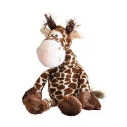 Girafa castanha - peluche - 25 cm