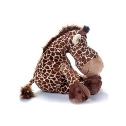 Girafa castanha - peluche - 25 cm