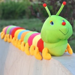 Lagarta colorida - brinquedo de pelúcia - 50 cm