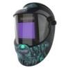 Capacete de soldagem com escurecimento automático - solar - bateria Li automática - cor verdadeira - 4 sensores