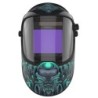 Capacete de soldagem com escurecimento automático - solar - bateria Li automática - cor verdadeira - 4 sensores