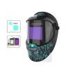 Capacete de soldagem com escurecimento automático - solar - bateria Li automática - cor verdadeira - 4 sensores