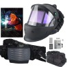Auto darkening welding helmet - 3 filters - DIN 4 - optical sensors ANSI CSA AS/NZSHelmets