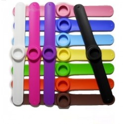 Relógio infantil de silicone - pulseira de encaixe