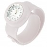 Relógio infantil de silicone - pulseira de encaixe