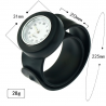 Relógio infantil de silicone - pulseira de encaixe