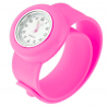 Relógio infantil de silicone - pulseira de encaixe