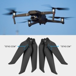 DJI Mavic 2 Pro - 8743F - hélices de três pás - baixo ruído