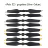 DJI Mavic Pro - Mavic Pro Platinum - 8331 - hélices - liberação rápida - baixo ruído - 4 pares