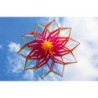 Pipa esportiva / praia - flor 3D - com cabo / linha
