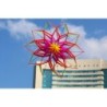 Pipa esportiva / praia - flor 3D - com cabo / linha