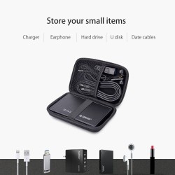 Saco de armazenamento protetor HDD de 2,5 polegadas - com zíper