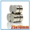N35 - neodymium magnet - round cylinder - 25mm * 10mmN35