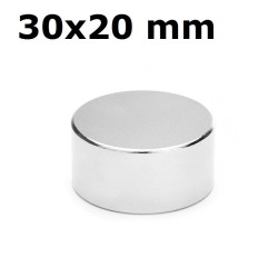 N35 - N40 - N52 - ímã de neodímio - disco redondo forte - 30 * 20mm - 40 * 20mm - 50 * 30mm