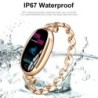 H8 Smart Watch - pulseira oca com diamantes - monitor de frequência cardíaca - rastreador de fitness - à prova d'água - Android