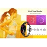 H8 Smart Watch - hollow-out strap with diamonds - heart rate monitor - fitness tracker - waterproof - Android - BluetoothSmar...
