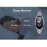 H8 Smart Watch - pulseira oca com diamantes - monitor de frequência cardíaca - rastreador de fitness - à prova d'água - Android