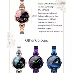 AK15 Smart Watch - blood pressure - fitness tracker - waterproof - Bluetooth - Android - IOSWatches