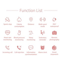 AK15 Smart Watch - blood pressure - fitness tracker - waterproof - Bluetooth - Android - IOSWatches