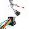 16 pinos para chicote elétrico da VW - plugue - conector ISO - para unidade principal de áudio do carro 2 Din - adaptador de cab