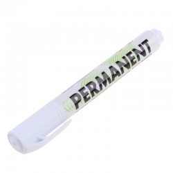 White marker - permanent paint - waterproof - tire penWheel parts
