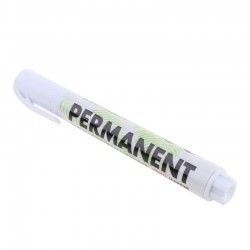 Marcador branco - tinta permanente - à prova d'água - caneta de pneu