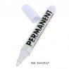 Marcador branco - tinta permanente - à prova d'água - caneta de pneu