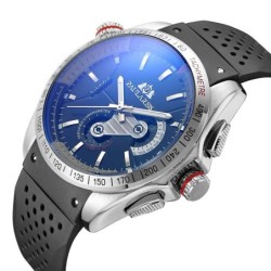 Relógio esportivo automático - mecânico - Quartzo - pulseira de borracha