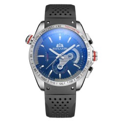 Relógio esportivo automático - mecânico - Quartzo - pulseira de borracha