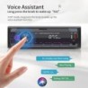 Auto-rádio digital - 1 DIN - assistente de voz - Bluetooth - AUX - FM