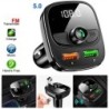 Transmissor Bluetooth sem fio - mãos livres - carregador USB duplo - digital - LED