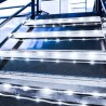 Corda de LED alimentada por energia solar - guirlanda - luzes externas - à prova d'água - 7m - 12m