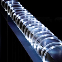 Corda de LED alimentada por energia solar - guirlanda - luzes externas - à prova d'água - 7m - 12m