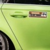 Funny car sticker - "DANGER! DO NOT TOUCH" - 2 piecesStickers