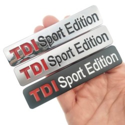 TDI SPORT EDITION - emblema cromado - adesivo de carro