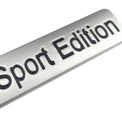 TDI SPORT EDITION - chrome emblem - car stickerStickers