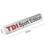 TDI SPORT EDITION - emblema cromado - adesivo de carro