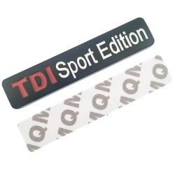 TDI SPORT EDITION - emblema cromado - adesivo de carro