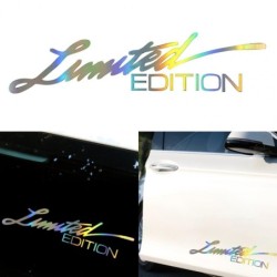 LIMITED EDITION - corte a laser colorido - adesivo de carro