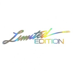 LIMITED EDITION - corte a laser colorido - adesivo de carro