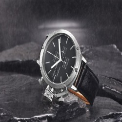 PAGANI DESIGN - relógio esportivo para homem - Quartz - impermeável - pulseira de couro