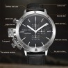 PAGANI DESIGN - relógio esportivo para homem - Quartz - impermeável - pulseira de couro