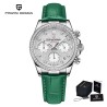PAGANI DESIGN - automatic Quartz watch - with crystals - sapphire mirror - leather strapWatches