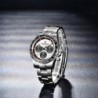 PAGANI DESIGN - relógio Quartz masculino - cronógrafo - luneta de cerâmica - à prova d'água - aço inoxidável