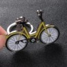 Bicicleta amarela - chaveiro de metal