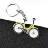 Bicicleta amarela - chaveiro de metal